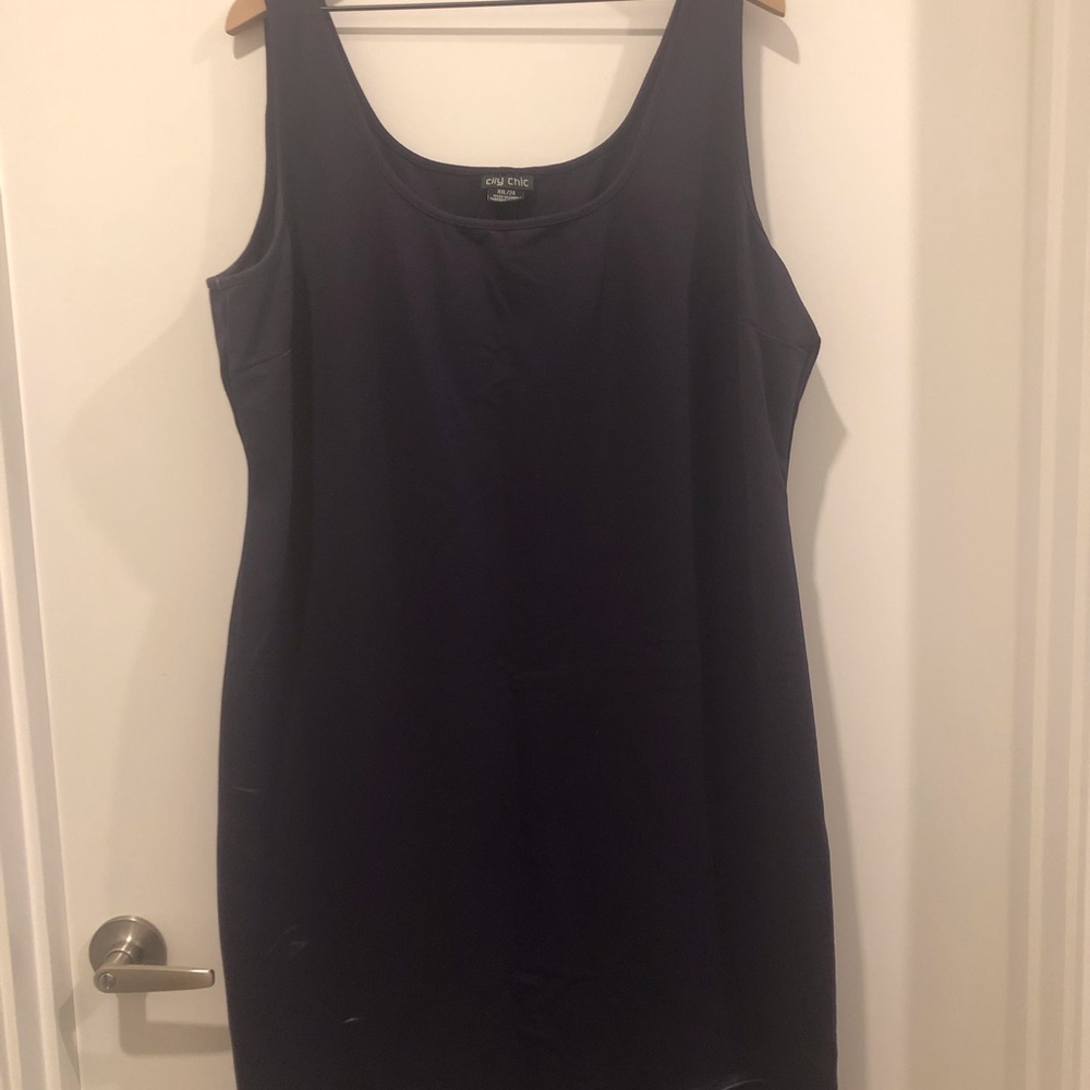 City Chic purple body con dress Sz 24